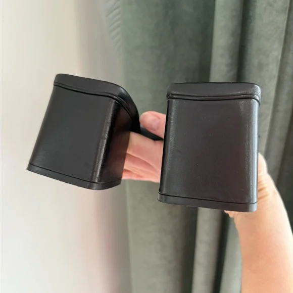 Free People Parker Double Strap Heels - Black - EU Size 37.5/ US Size 7 - Picture 7 of 13